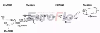 Система выпуска ОГ EuroFlo AR15625 3001A